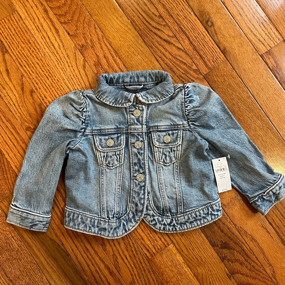 NWT- GAP Light Blue Kids Denim Jacket